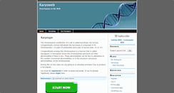 Desktop Screenshot of karyoweb.com